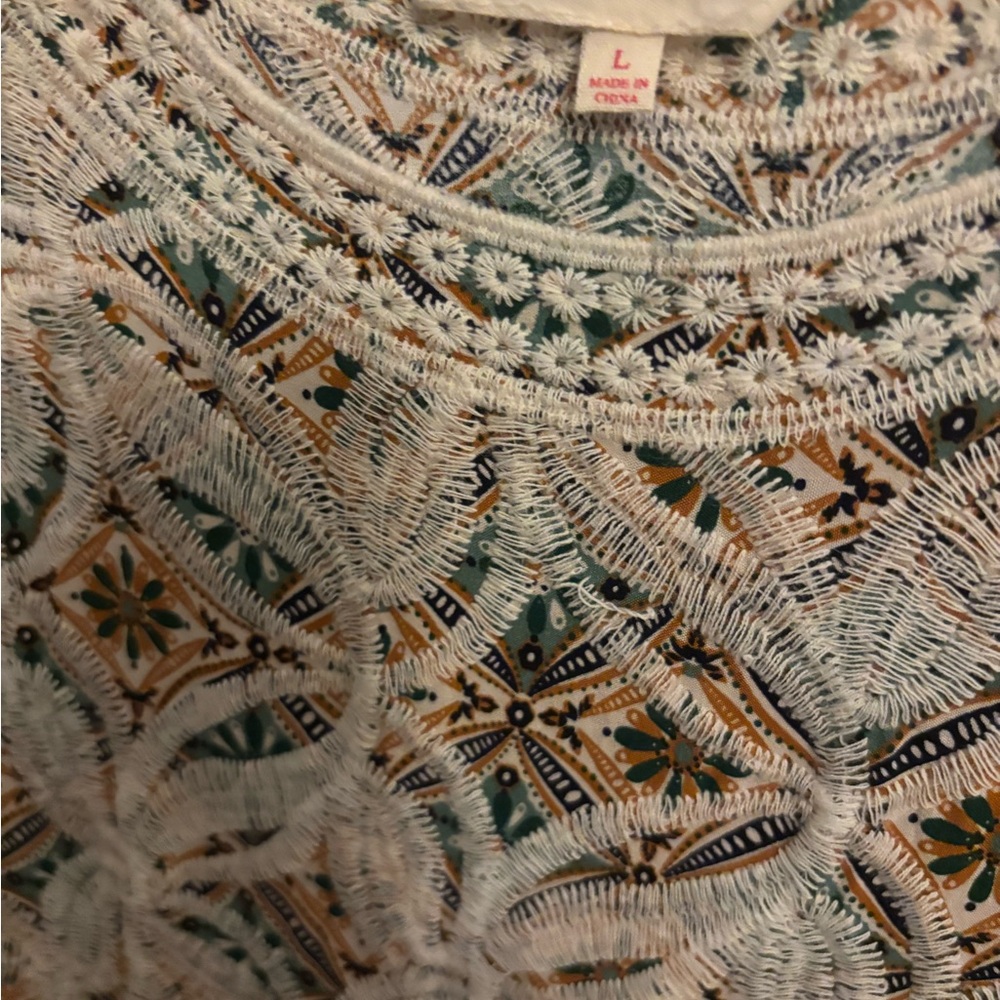 Solitaire Women's Multicolor Patterned Top - image 2